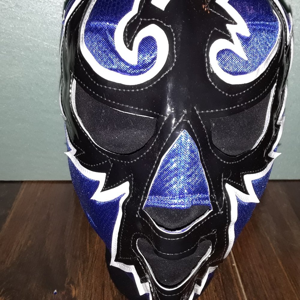 Wrestling Mask - Black Falcon (Adult Fit)